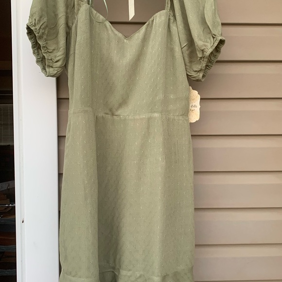 NWT! Altar’d State soft, self-embossed Green Dress. Size Small - Picture 1 of 12